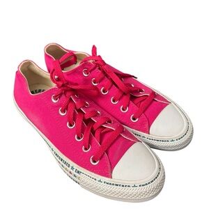 Women's Converse All Star Empowered  Fuchsia Pink Pink Low-Top Sneakers Size 8